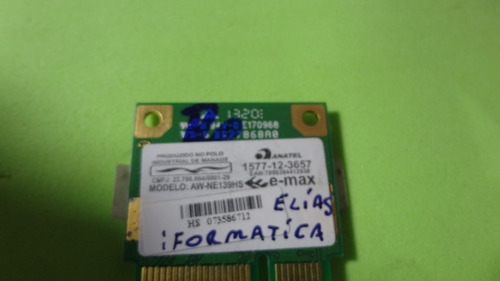 Placa Wi-fi Do Notebook Cce U25 Original