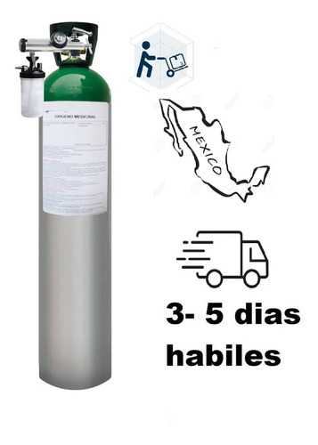 Imagen 4 de 6 de Tanque De Oxigeno M122 3455 Lts Kit Completo Oxiplus
