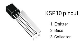 Transistor Ksp10 / Npn