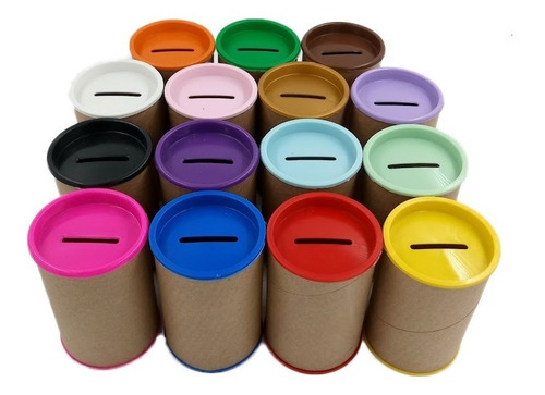 Imagem 10 de 10 de 35 Cofrinhos De Papelão 6x9,5cm Para Personalizar #