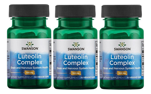 Swanson Luteolin Complex W/rutin - Suplemento De Apoyo Cereb