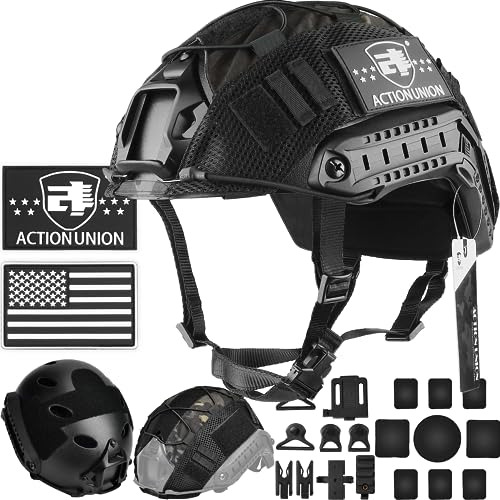 Conjunto De Casco Táctico Tipo Pj  , Casco De Paintbal...