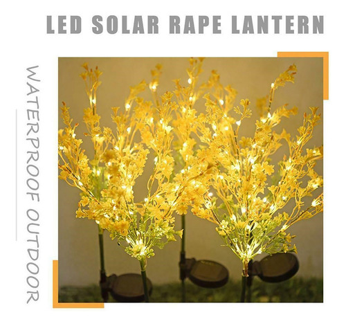 Lámpara Led J Con Forma De Flor De Colza, 2 Unidades, Para J