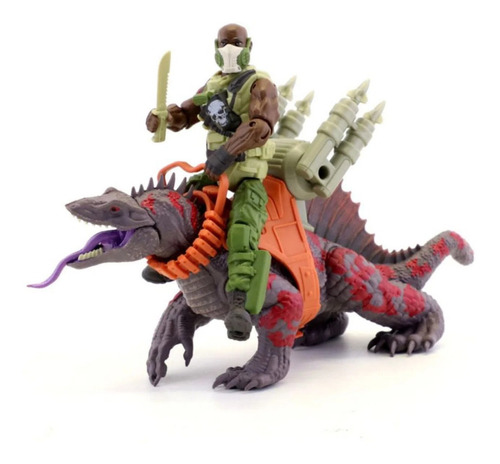 Figura Lanard Con Dino Rangler Lagarto 