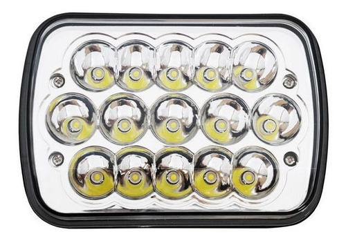 Faro Universal Cuadrado Gde 15 Leds 6052 Lh=rh N-cn