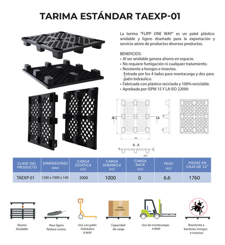 Tarima Estandar Taexp-01