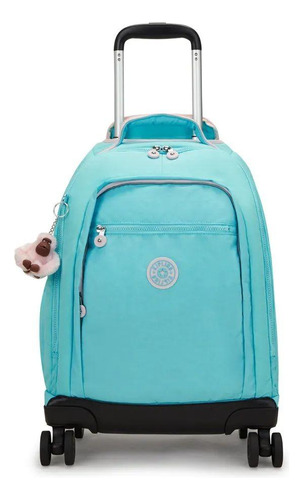 Mochila De Rodinhas E Alças Costas Zea Kipling  Fairy Blue C