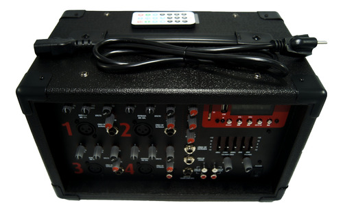 Kaiser Consola Amplificada 800w Pmpo 4 Canales Y Ecualizador