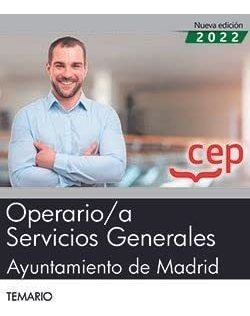 Operario A Servicios Generales Ayuntamiento De Madrid Temari