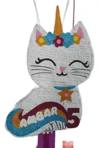 Comprar Piñata Gato-gatito Con Nombre Y Numero\u002Fenvíos A Todo El País