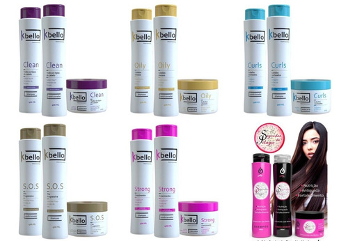 30 Produtos (10 Kits) Shampoo + Condicionador + Máscara R2