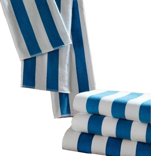 Kit 6 Toalha Banhão Praia E Piscina Listrada Luxo Ibiza Teka