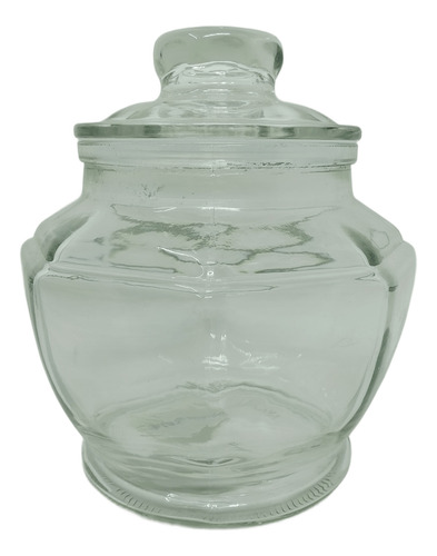 Set De 3 Frascos De Vidrio Con Tapa De Vidrio 2000ml 1123g Transparente