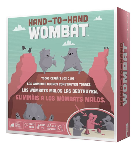 Hand-to-hand Wombat - Juego De Mesa - Exploding Kittens