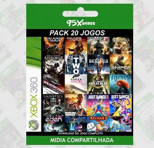 Pacote Jogos Xbox 360 Bloqueado