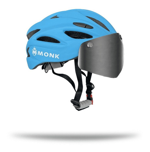 Imagen 1 de 6 de Casco Para Bicicleta Ciclismo Mtb Monk Led