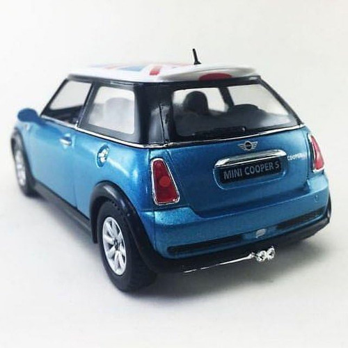Kinsmart Mini Cooper S 5 Escala 1:28 Modelo De Metal Fundido