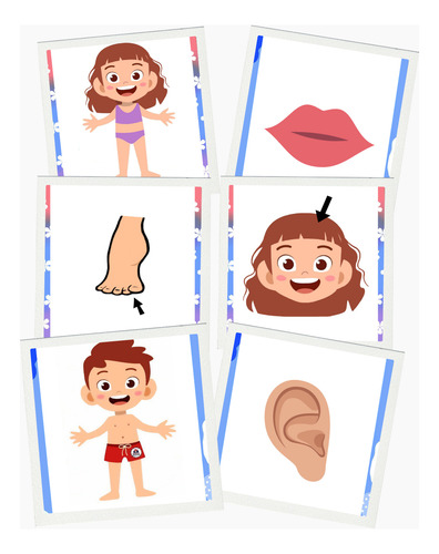 Pictogramas Partes Del Cuerpo Y Tipos De Ropa 88 Uni En Pdf