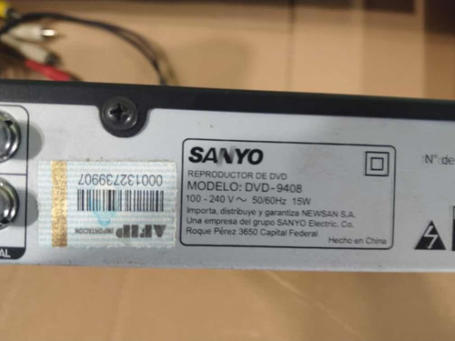 Reproductor Dvd Sanyo