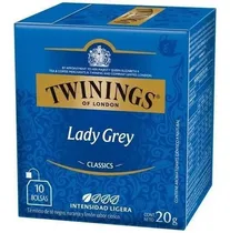 Comprar Te Twinings Lady Grey Caja X 10 Saquitos 20g Infusiones