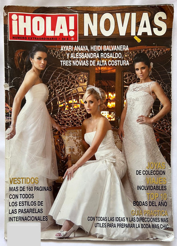 Revista ¡hola! Edición Novias | Joyas, Viajes Y Vestidos 