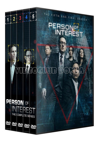 Person Of Interest Pack 5 Temporadas Dvd Serie Completa