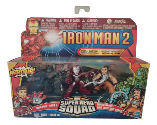 Final Battle Iron Man 2 Super Hero Squad Hasbro