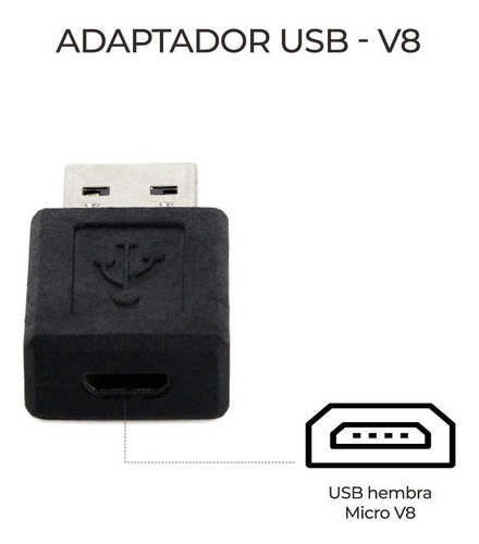Adaptador Micro V8 A Usb Hembra Ele-gate