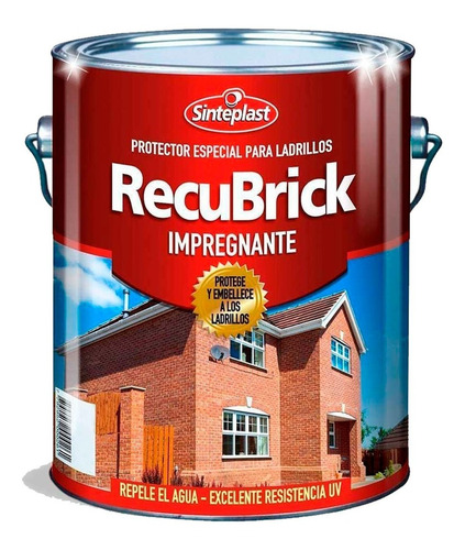 Recubrick Impregnante Ladrillos 4 Lt Tienda Universo 