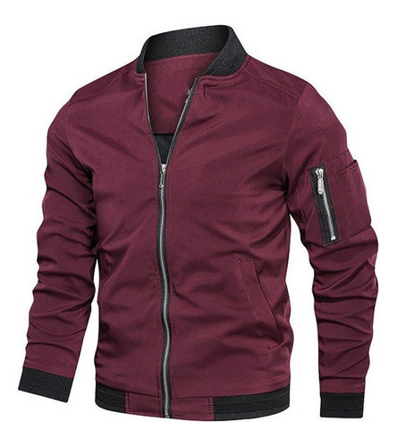 Chaqueta Bomber De Talla Grande Para Hombre, Ropa Ajustada