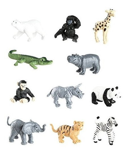 Safari Ltd Zoo Bebés De Juguete Figuras Toob Con 11 Adorable