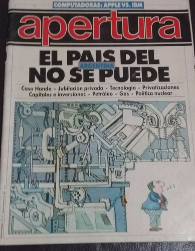 Revista Apertura - Agosto  1986 - Nro 12