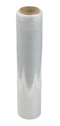 1 Filme Stretch 500mmx25 Micras Pallets Bagagem Pronta Entr Transparente