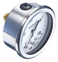 Comprar Manometro En Acero Inox , Conex Trasera, 1\u002F4 Npt, 0-2000 Psi