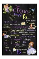 Comprar Kit Imprimible Pizarra Princesa Sofía Con Textos Editables