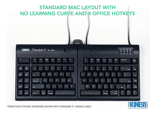 Teclado Ergonómico Separado Para Apple Mac | Kinesis Free...