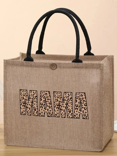 Nuevo Bolso Clásico De Lino De Gran Capacidad A La Moda Para
