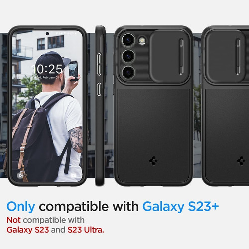 Case 100% Original Spigen Optik Armor Para Galaxy S23 Plus