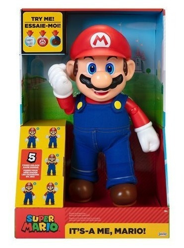 Mario Bros Its Me Figura Con Sonido Jakks Pacific Nintendo