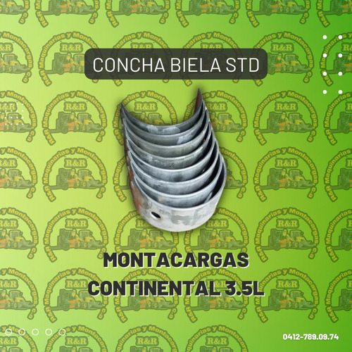 Concha Biela Std Montacargas Continental 3.5l