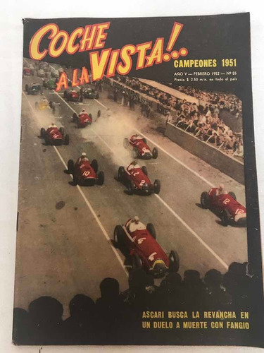 Revista Coche A La Vista Campeones 1951