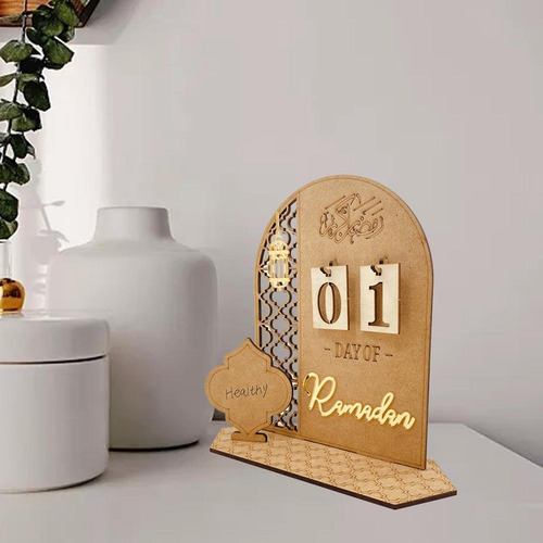 Decoraciones De Ramadan Decorations, De Madera, Para Calenda