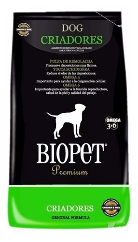 Biopet Criadores Perro Adulto X 20+2kg Gratis