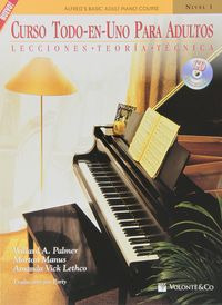 Curso Todo En 1 Adultos 1+cd Piano ( Libro Original )