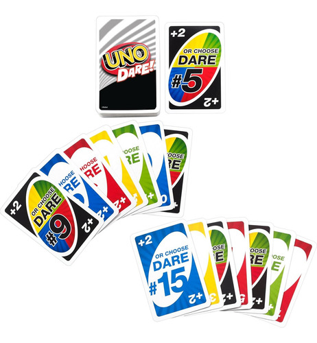 Juego De Cartas Uno Dare Mattel Con Desafíos Divertidos