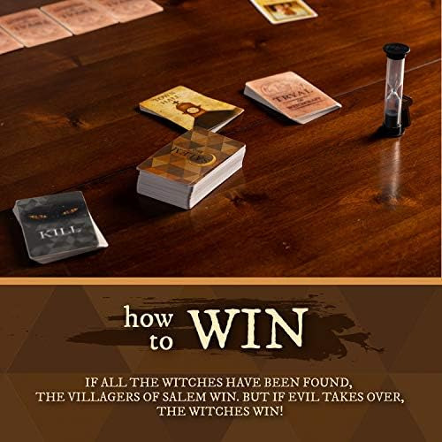 Juego De Mesa Salem 1692 - Juego De Caza De Brujas Para Amig