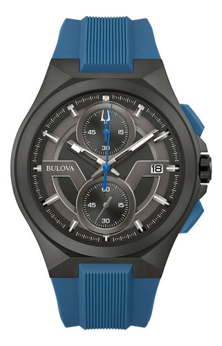 Reloj Hombre Bulova 98b380 Crono Precisionist Ag Oficial M