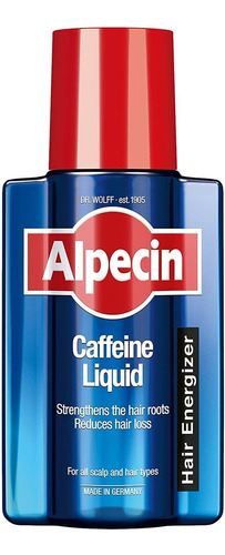 Tónico Capilar Alpecin Caffeine Liquid 200 Ml Unisex - Previene La Caída Del Cabello / Alopecia / Calvicie