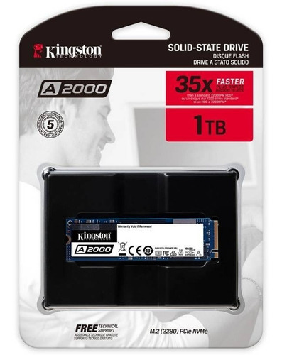 Disco M.2 1tb Kingston Ssd (somos Tienda Física) 