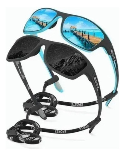 2 Gafas De Sol Polarizadas Para Hombre, Pesca, Viajes, Con